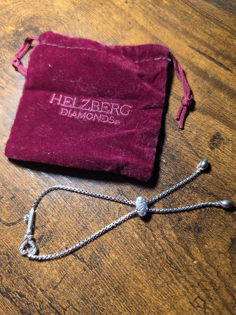 Helzberg Diamonds Silver Adjustable Bracelet